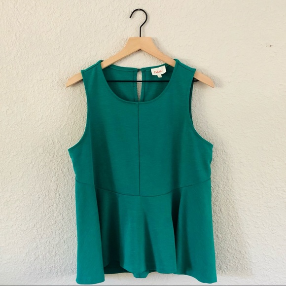 Anthropologie Tops - Anthropologie Jade Green Sleeveless Top